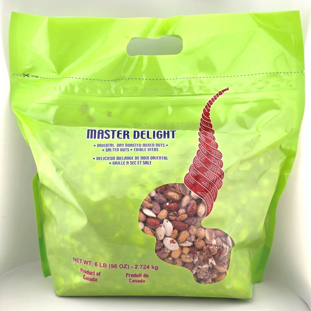 Master Delight Mixed Nuts - Vacuumed Bag (4x6LB)