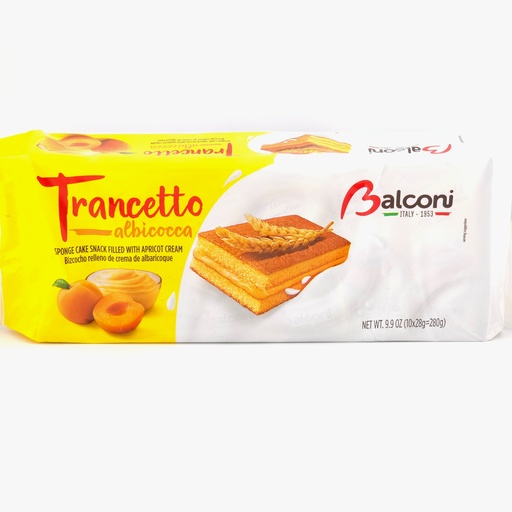 [1445] Balconi Sponge Cake - Apricot Cream 15x10x28g