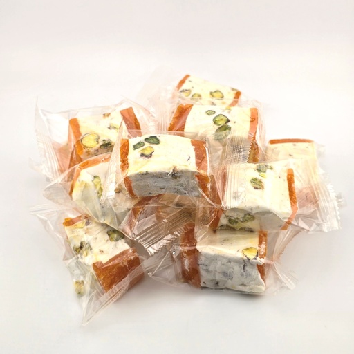 [62] Master Delight Nougat - Apricot & Pistachio - Bulk Box (8LB)